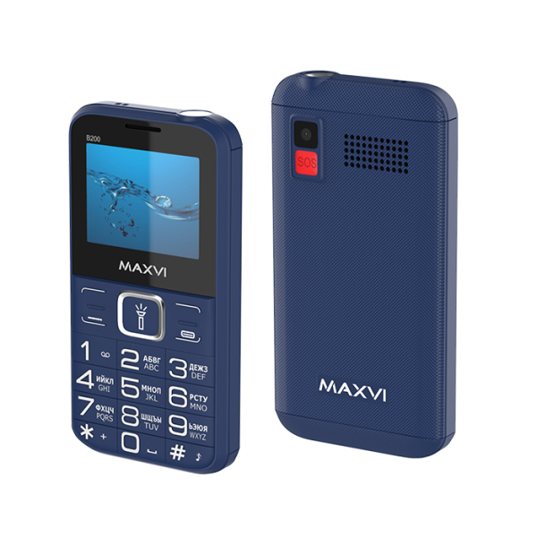 Купить Мобильный телефон Maxvi B200 blue
